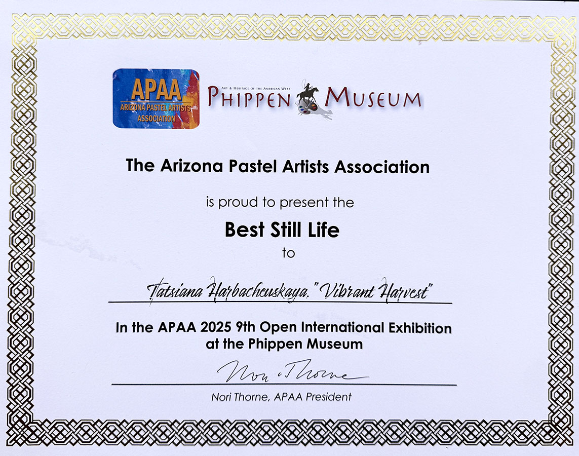 Arizona Pastel Artists Association's 2025 9th Open International Exhibition