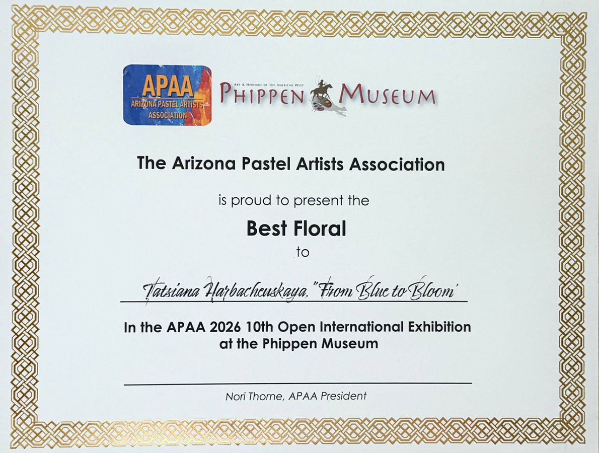 "From Blue to Bloom" received the Best Floral award at the APAA 2026 10th Open International Exhibition.
