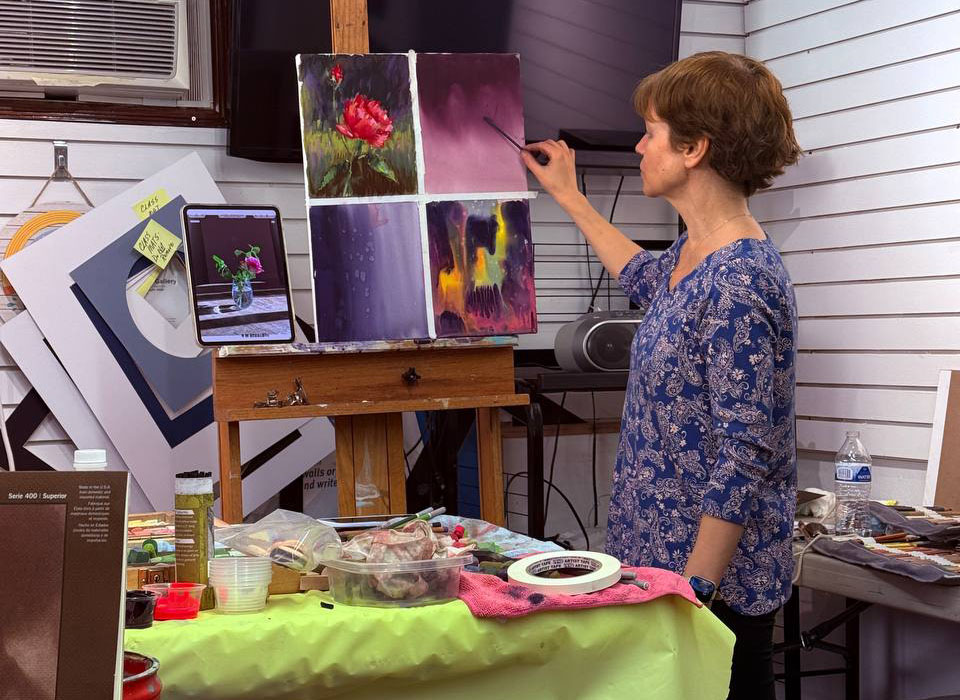 Floral Pastel Intensive at City Lights Art Gallery