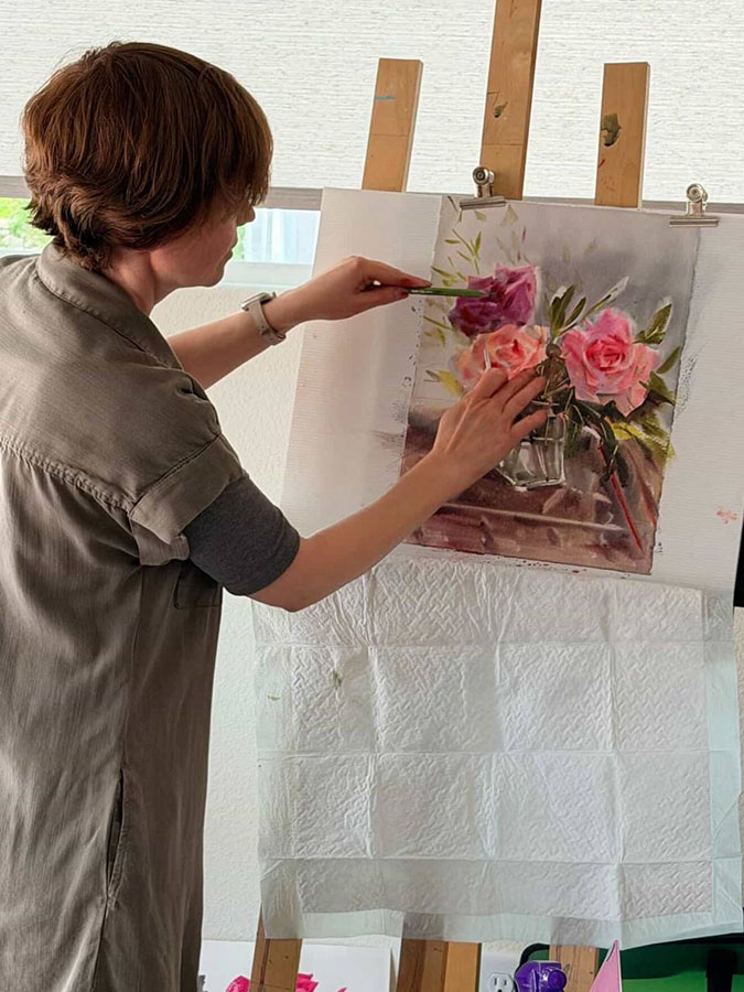 Watercolor Floral Intensive Workshop Recap | Tatsiana Harbacheuskaya